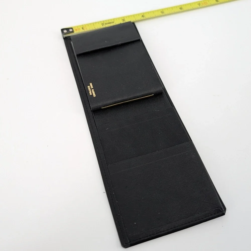 NWT‎ Prince Gardner Registrar Black Leather Wallet Vintage Billfold & Ephemera